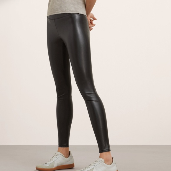 wilfred free faux leather leggings
