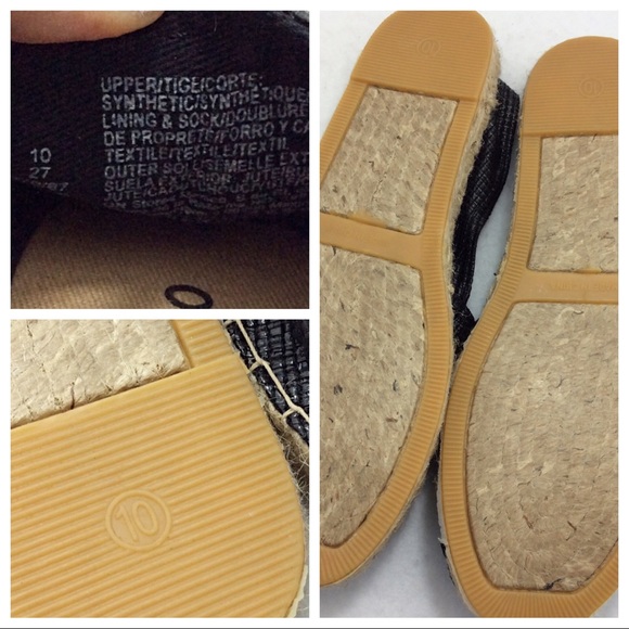 Black Woven Espadrilles - Picture 2 of 2