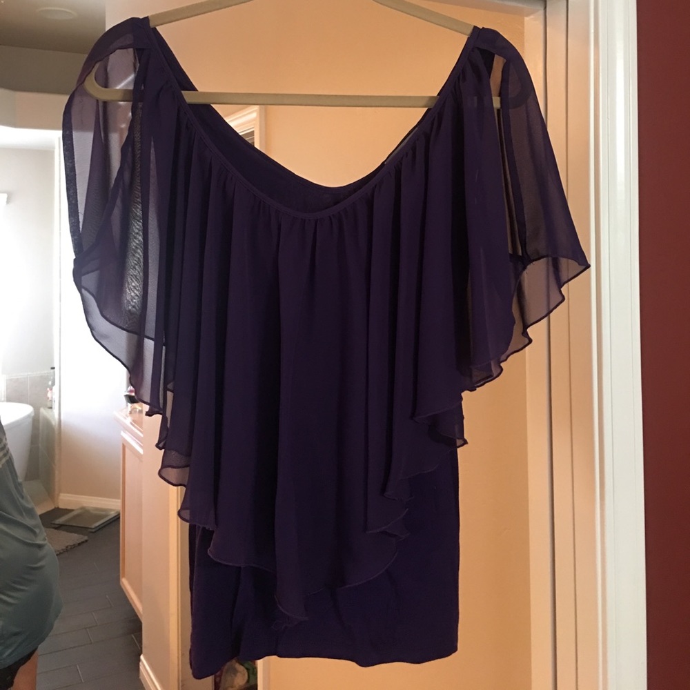 Mai Tai flutter sleeve top