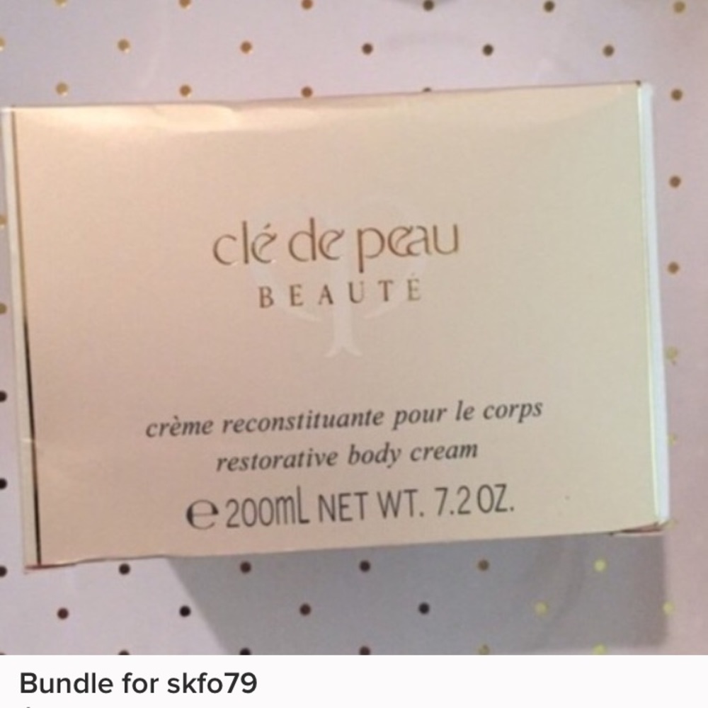 Cle de peau restorative body cream