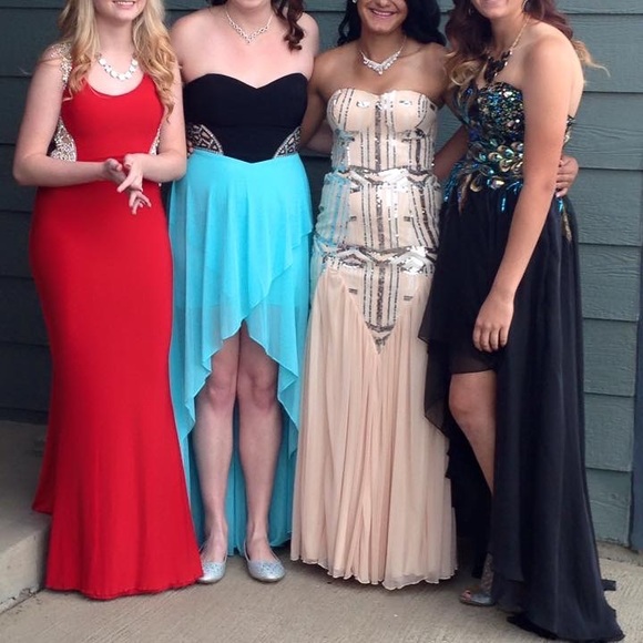 Prom Formal High Low Dress - Picture 4 of 6