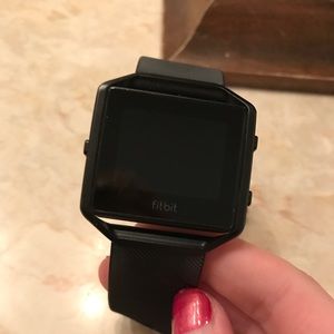 All black Fitbit blaze