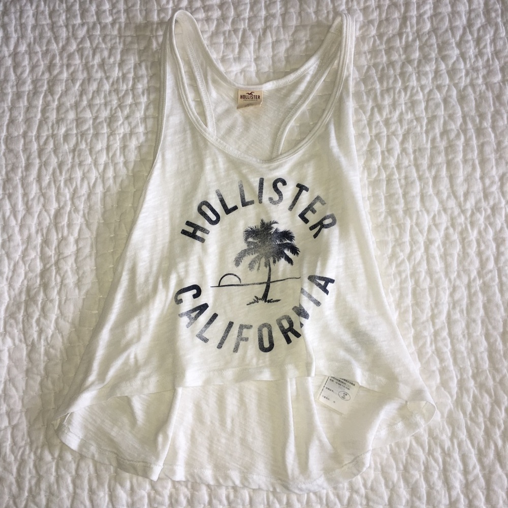 White Hollister Top