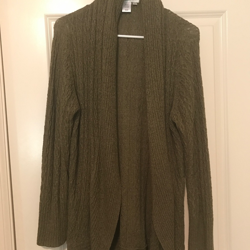 🆑 Army Green soft cardigan