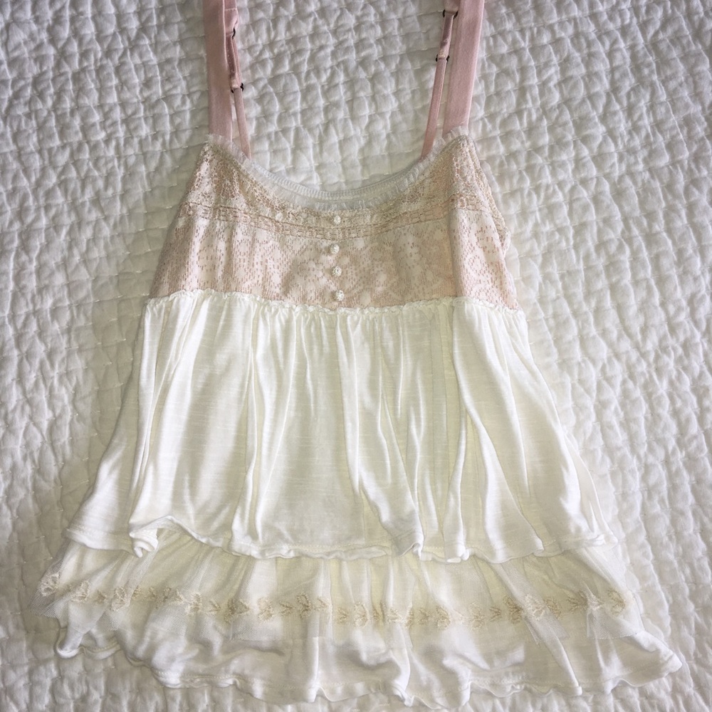 White and Pink AE Top