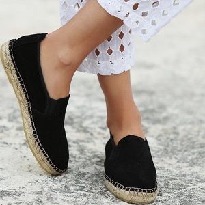Free people suede espadrilles flats