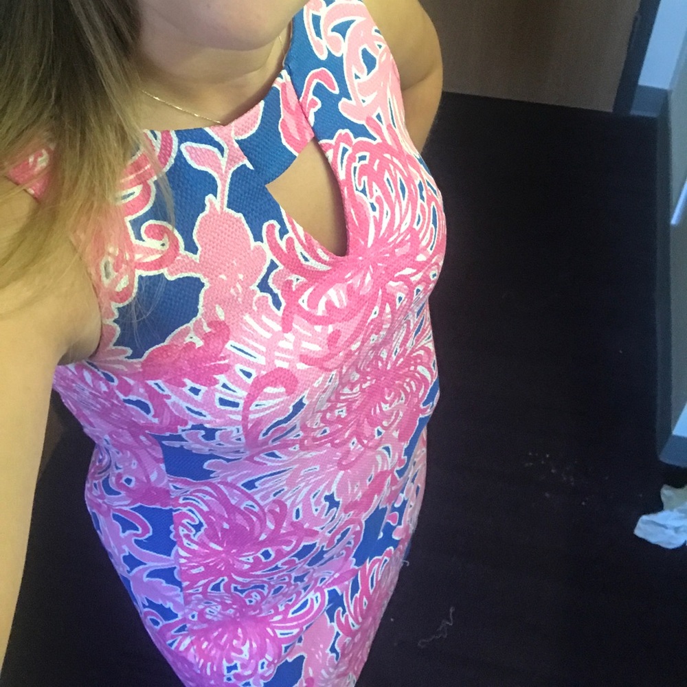 Taylor Blue and Pink dress