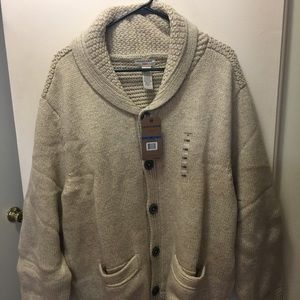 Dockers Beige Cardigan, Men's