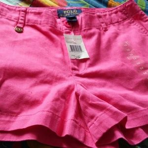 (SALE)🔥🔥 New Ralph Lauren Big Girl Pink Shorts