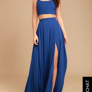 Lulus two piece maxi set
