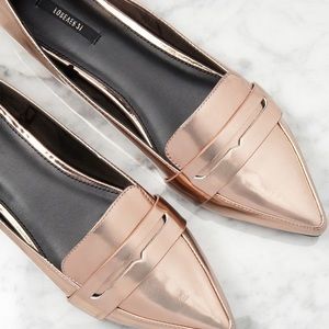 Rose Gold Loafers