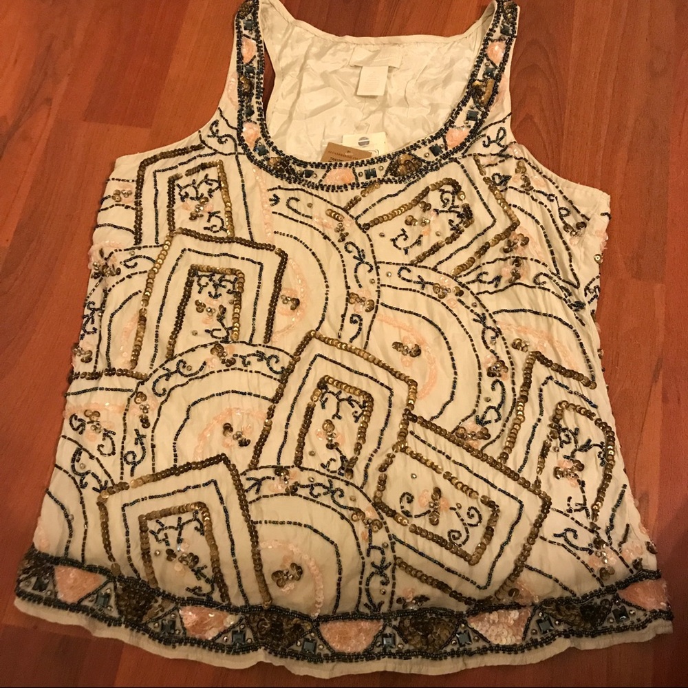Lucky beaded top
