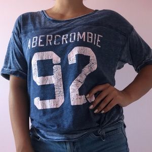 Blue Abercrombie t-shirt
