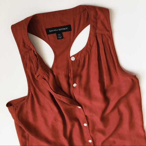 Banana Republic Tops - Banana Republic cooper racer-back blouse