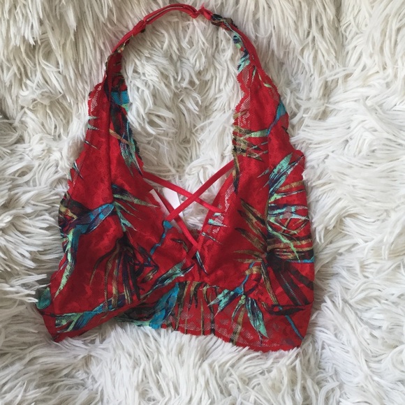 PINK Victoria's Secret Other - VS PINK tropical print bralett