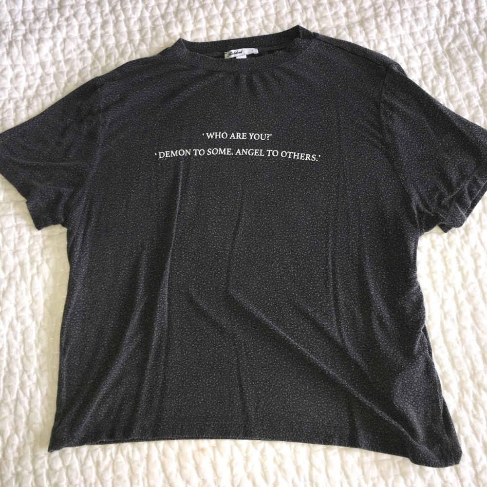 Black Spotted Tee