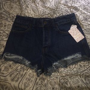 Free people NWT jean shorts