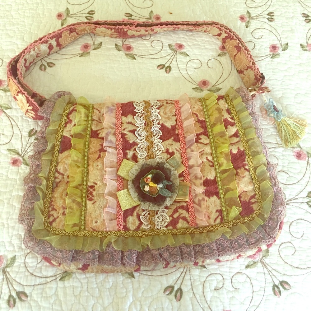 Handmade whimsical purse or crossbody bag ❤️