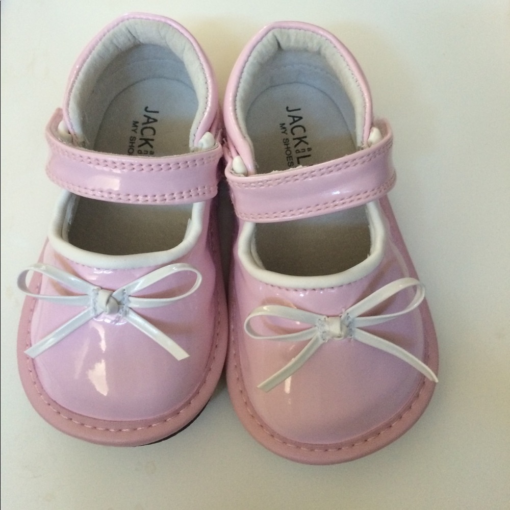 Jack and lily pink patent leather Mary Janes