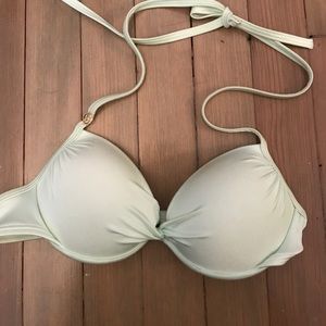Mint green bikini top perfect condition