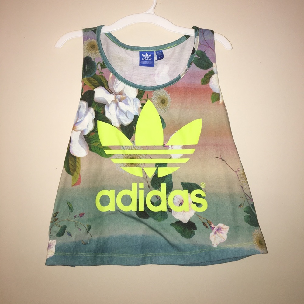 Rare Authentic Adidas Crop Tee
