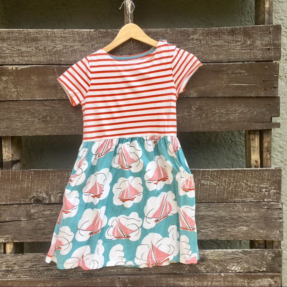 Mini Boden SailBoat Dress Size 9-10 year old