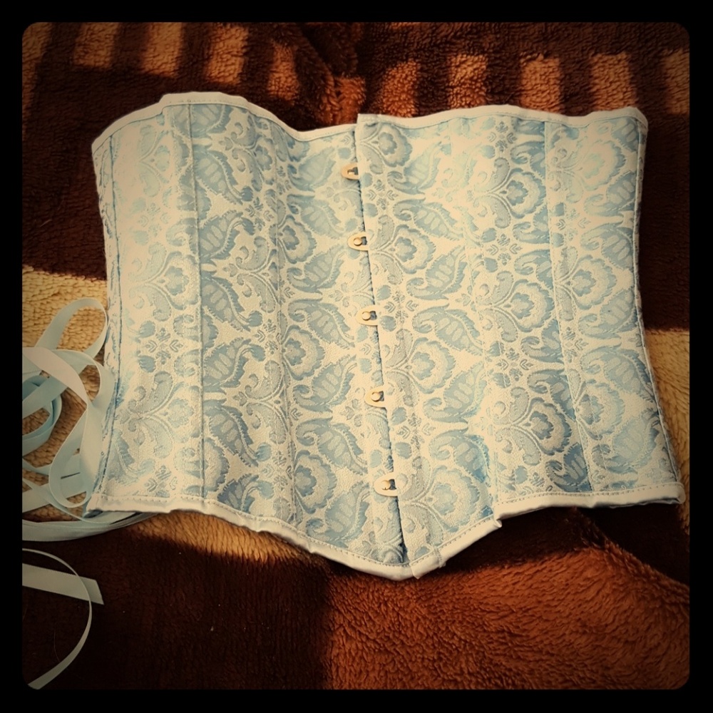 Sky underbust corset