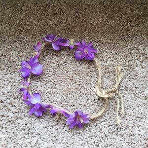 Purple Flower Crown