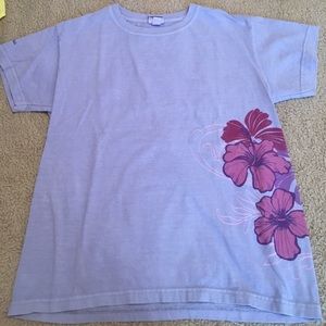 A light purple t-shirt
