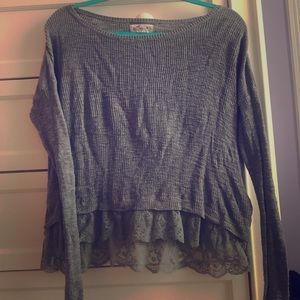 Grey Hollister Sweater