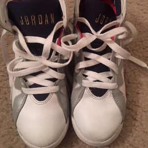 Size 1.5y Jordan Olympic 7's