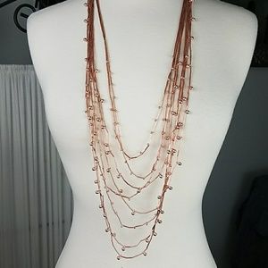 Premier Designs rose gold necklace