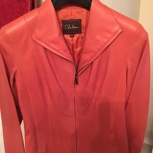 Leather Cole Haan jacket