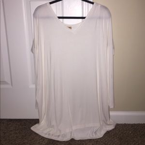 off white piko dress