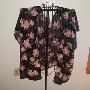 Floral kimono