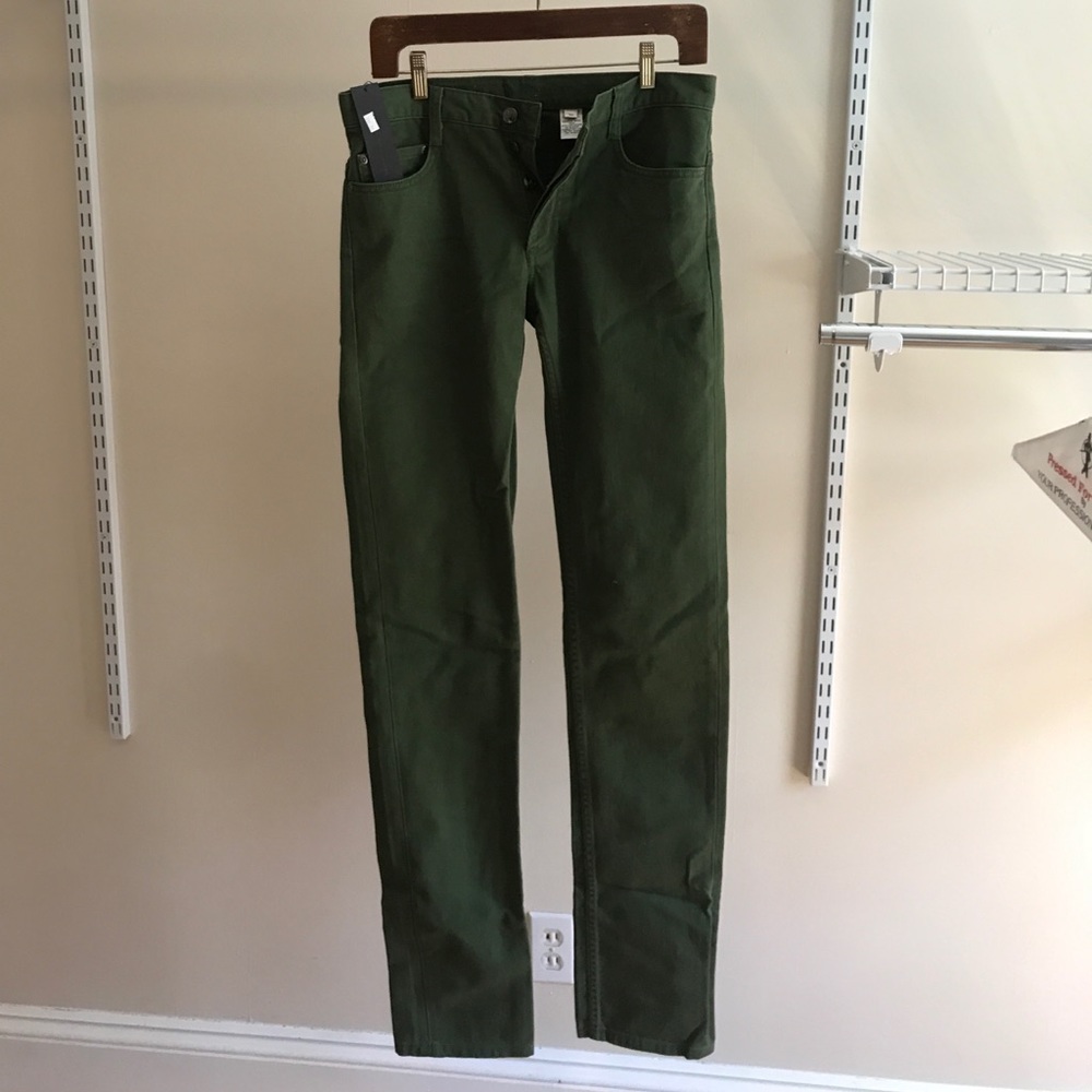 Marc Jacobs forest green long jeans