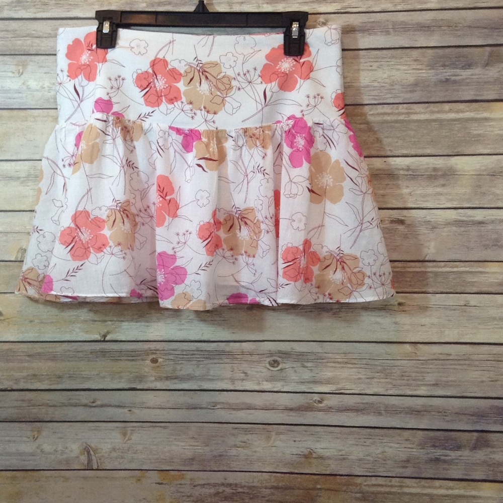 Summer Floral Mini Skirt