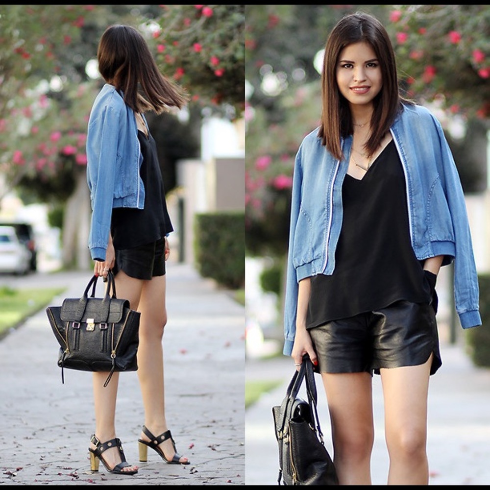 Bella Dahl Denim Bomber