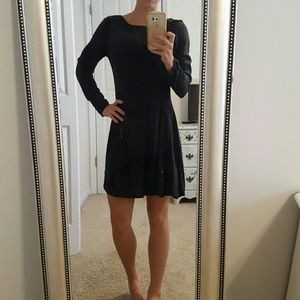 Black denim neuw dress