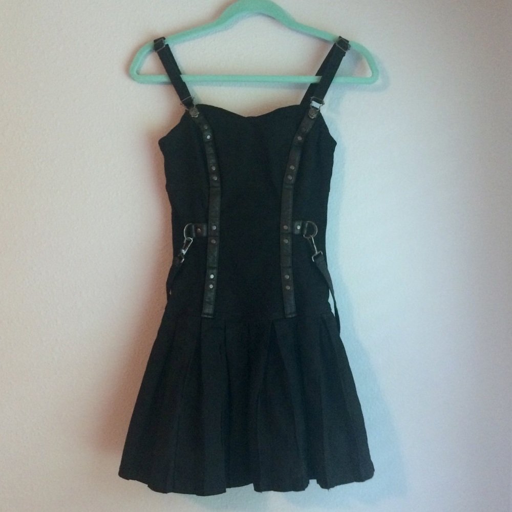 Royal Bones Black Bondage Dress