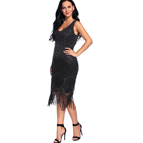Blacks soul๐ embellished black detailed dress - Picture 4 of 5