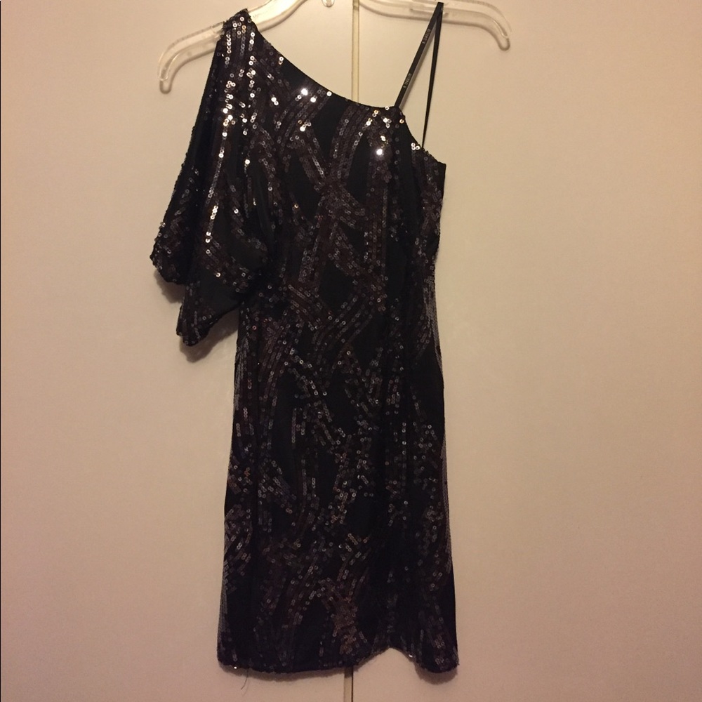 B. Darling Black Sequin Cocktail Dress