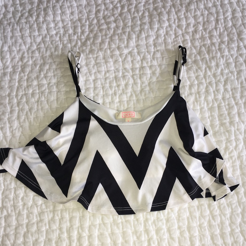Chevron Crop Top