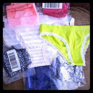 Lot of 9 VS panties
