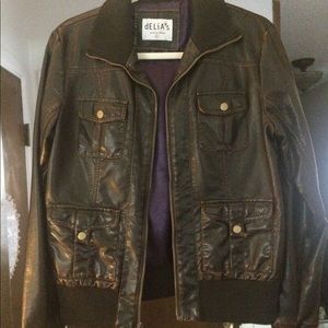 Leather Jacket size L