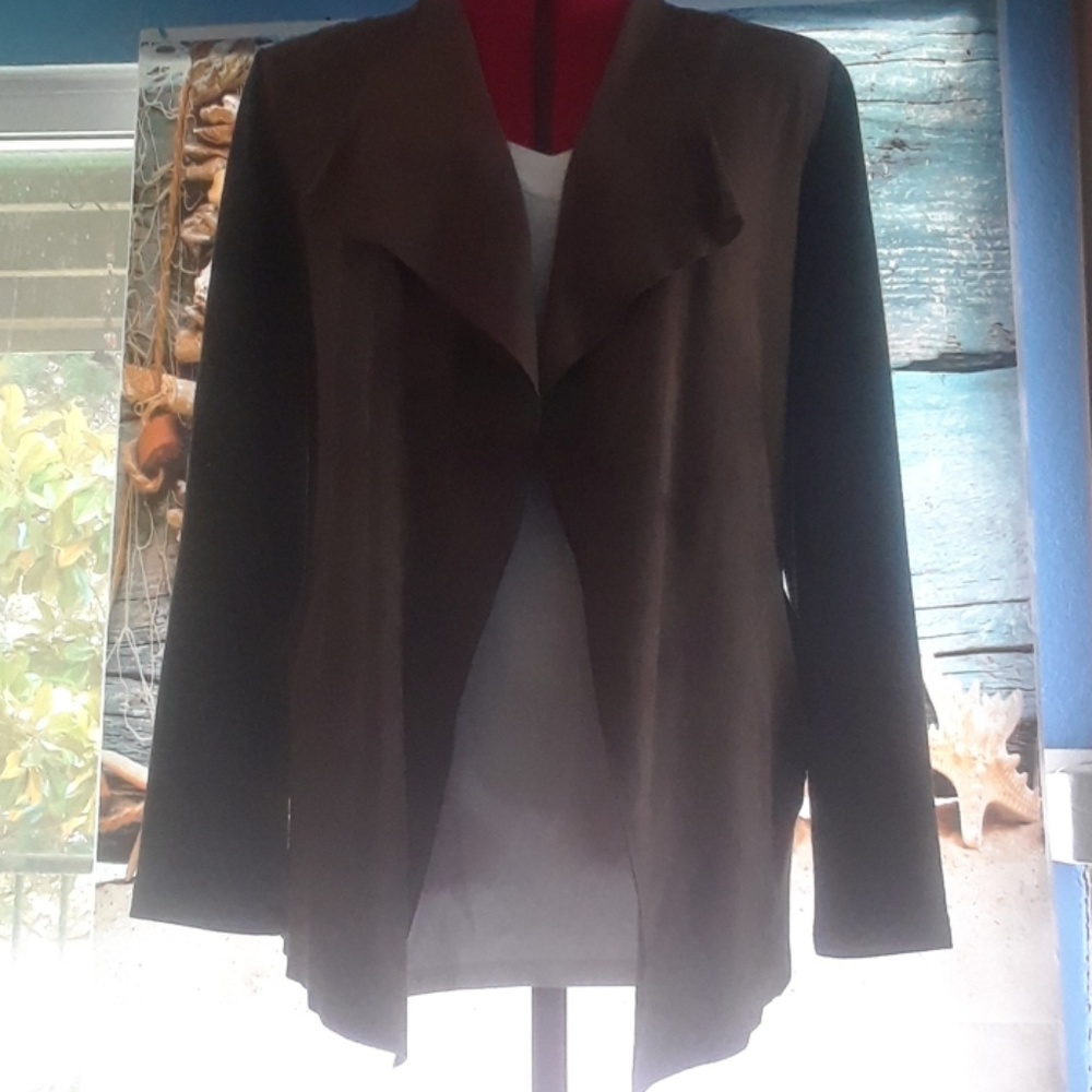 Faux suede jacket