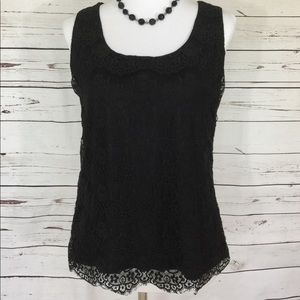 Black Lace Blouse