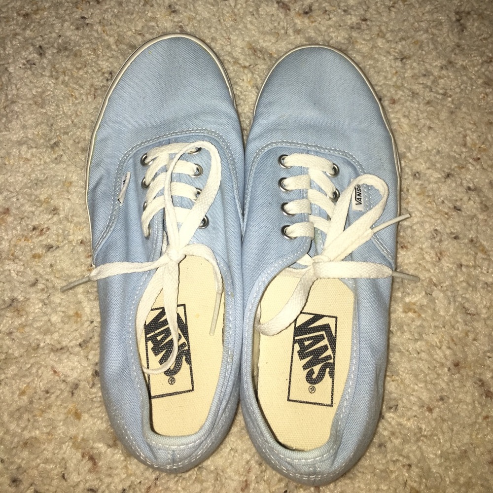 Light blue vans
