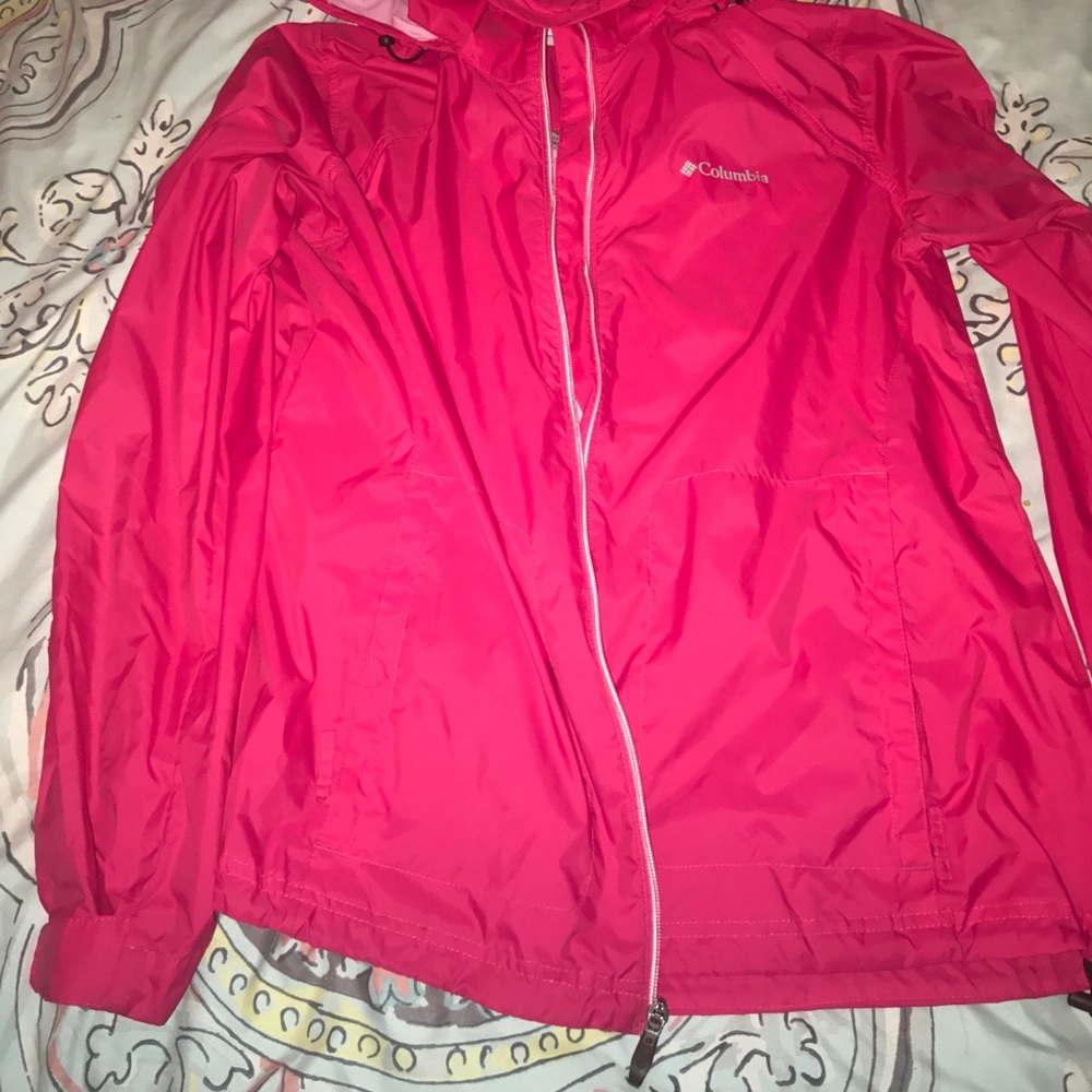 Columbia rain coat