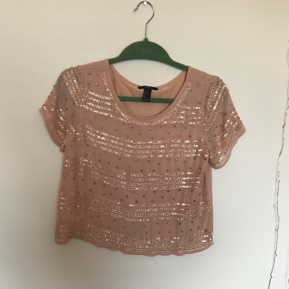 beaded crop top